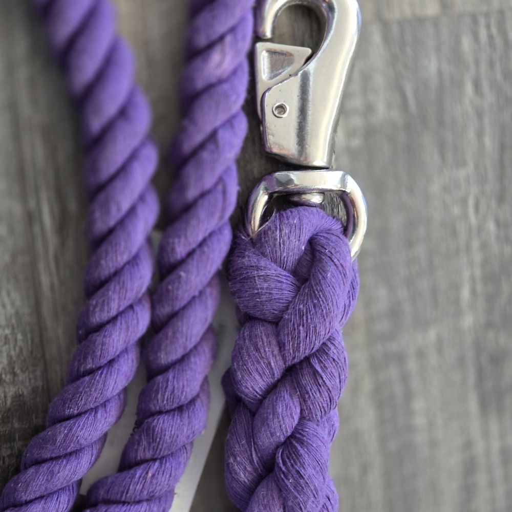 Purple Cotton Lead Bull Snap